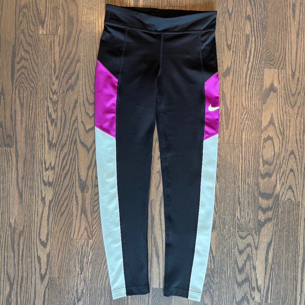 Vintage Nike Dri-FIT Retro Colorblock Leggings -New Without Tags -Size Small
